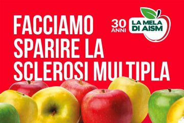 Facciamo sparire la sclerosi multipla - 30 anni LA MELA DI AISM - Il 4, 5 e 6 ottobre la mela di AISM ti aspetta