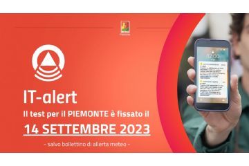 IT-ALERT - INIZIO SPERIMENTAZIONE IN PIEMONTE